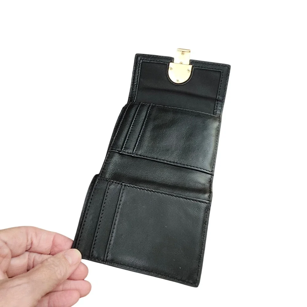 Fossil black leather